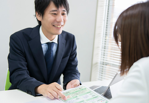 社会保険 サービスの流れ-2-作成プランの提示